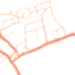 Daytime road noise heatmap for CH61 4UU