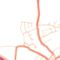 Daytime road noise heatmap for CH61 4XH