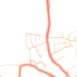 Daytime road noise heatmap for CH61 4XT