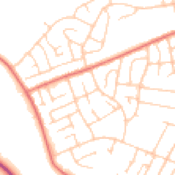 Daytime road noise heatmap for CH61 5UX