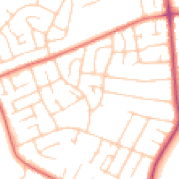 Daytime road noise heatmap for CH61 5YF