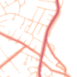 Daytime road noise heatmap for CH61 6UD