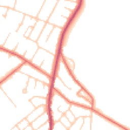 Daytime road noise heatmap for CH61 6UR