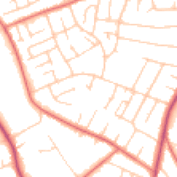 Daytime road noise heatmap for CH61 6YH