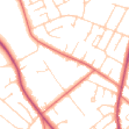 Daytime road noise heatmap for CH61 6YJ