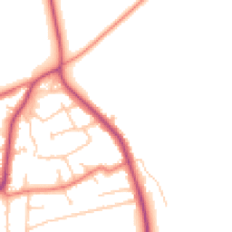 Daytime road noise heatmap for CH61 7YD