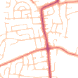 Daytime road noise heatmap for CH61 8RA