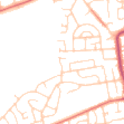 Daytime road noise heatmap for CH61 8RX