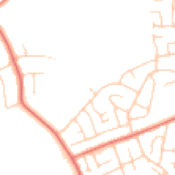 Daytime road noise heatmap for CH61 8SU