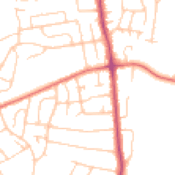 Daytime road noise heatmap for CH61 9PA