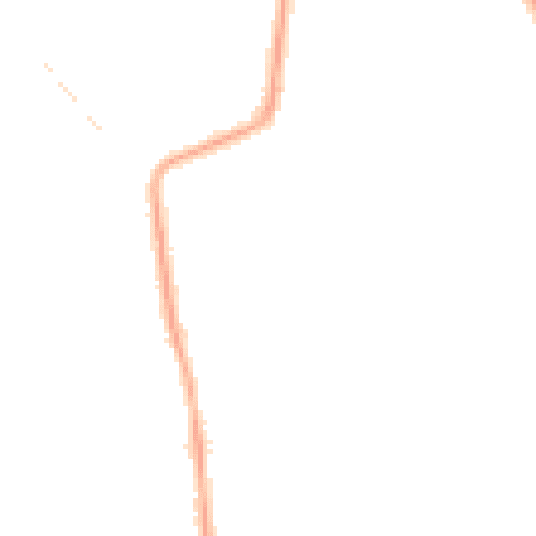 Night-time road noise heatmap for CH61 9PL