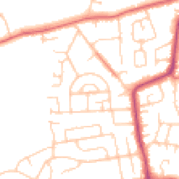 Daytime road noise heatmap for CH61 9QB