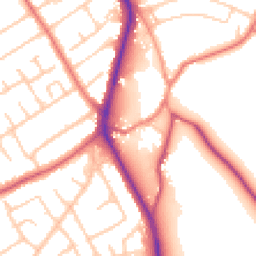 Daytime road noise heatmap for CH62 0AG