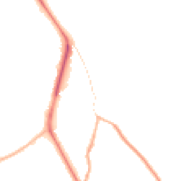 Night-time road noise heatmap for CH62 0AN