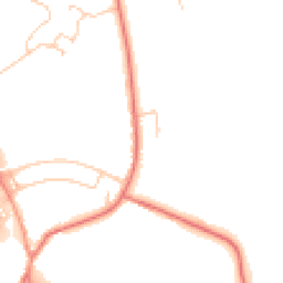 Daytime road noise heatmap for CH62 0AR