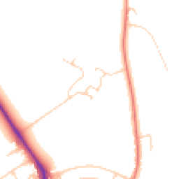 Daytime road noise heatmap for CH62 0BG