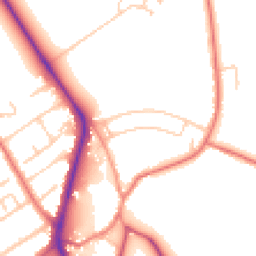Daytime road noise heatmap for CH62 0BP