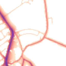 Daytime road noise heatmap for CH62 0BR