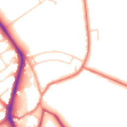 Daytime road noise heatmap for CH62 0BW