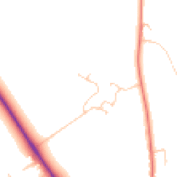 Daytime road noise heatmap for CH62 0DF