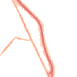 Night-time road noise heatmap for CH62 1AL