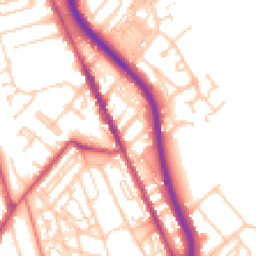 Daytime road noise heatmap for CH62 1AP