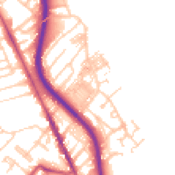 Daytime road noise heatmap for CH62 1AY