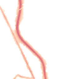 Night-time road noise heatmap for CH62 1AY