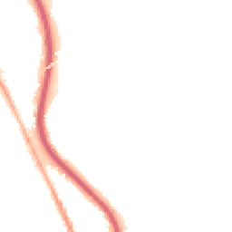 Night-time road noise heatmap for CH62 1EQ