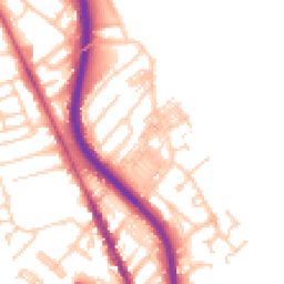 Daytime road noise heatmap for CH62 1ER
