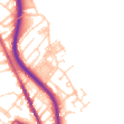 Daytime road noise heatmap for CH62 1HW