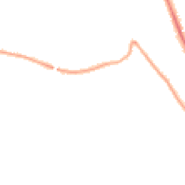 Night-time road noise heatmap for CH62 2AR