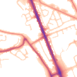 Daytime road noise heatmap for CH62 2BE