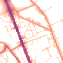 Daytime road noise heatmap for CH62 3LU
