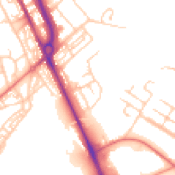 Daytime road noise heatmap for CH62 4SW
