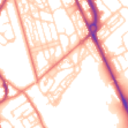 Daytime road noise heatmap for CH62 4UL