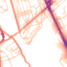 Daytime road noise heatmap for CH62 4UW