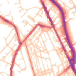 Daytime road noise heatmap for CH62 5EL