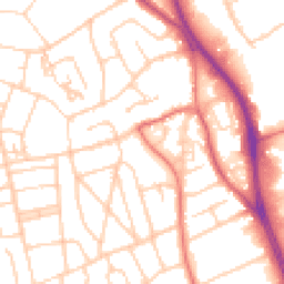 Daytime road noise heatmap for CH62 7BF