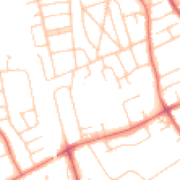 Daytime road noise heatmap for CH62 7FH