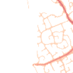 Daytime road noise heatmap for CH64 0SD
