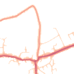 Daytime road noise heatmap for CH64 1RG