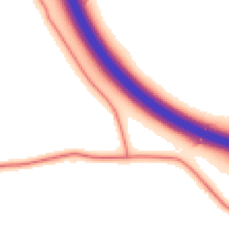Daytime road noise heatmap for CH64 1RX