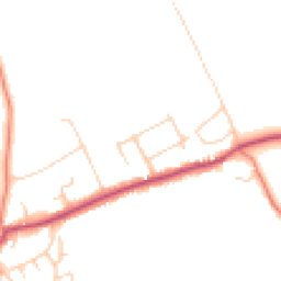 Daytime road noise heatmap for CH64 1TN