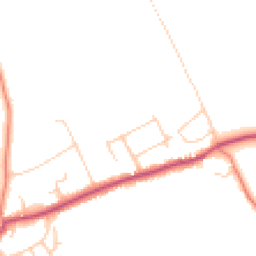 Daytime road noise heatmap for CH64 1TW