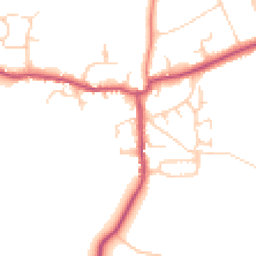 Daytime road noise heatmap for CH64 2TT