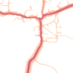 Daytime road noise heatmap for CH64 2UH