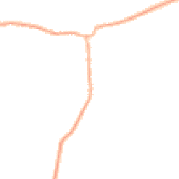 Night-time road noise heatmap for CH64 2UL