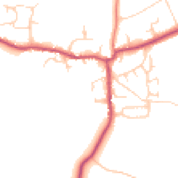 Daytime road noise heatmap for CH64 2XN