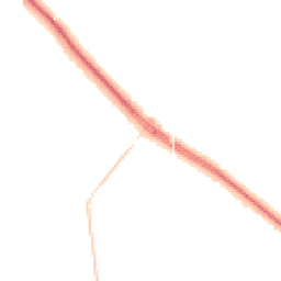 Night-time road noise heatmap for CH64 3TD